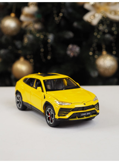 Машинка для хлопчика GT06441 металопластик Lamborhini Urus жовтий