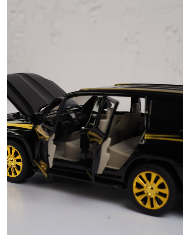 Машинка для хлопчика EL3912 металопластик Джип Toyota чорний