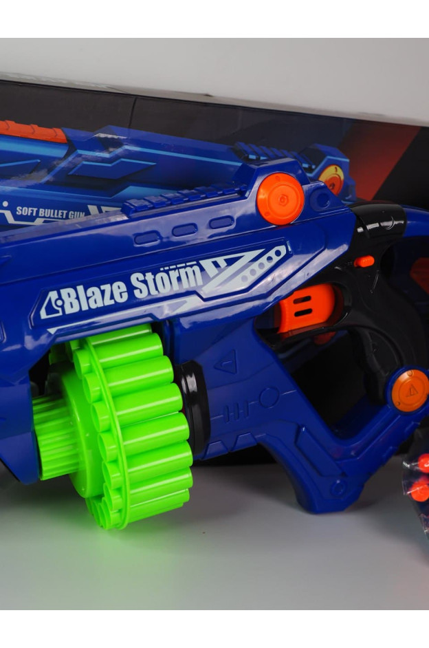 Автомат для хлопчика ZC7123 Blaze Storm, м'які кулі 40 шт, на батарейках