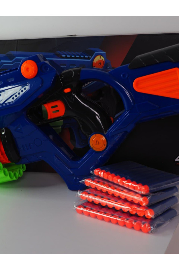 Автомат для хлопчика ZC7123 Blaze Storm, м'які кулі 40 шт, на батарейках