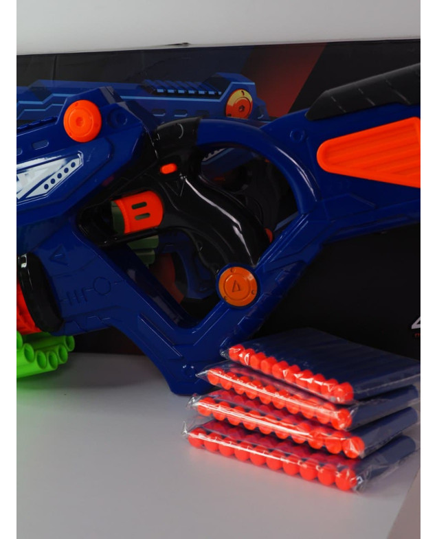 Автомат для хлопчика ZC7123 Blaze Storm, м'які кулі 40 шт, на батарейках