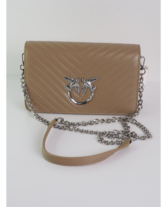 Сумка для дівчинки M366# екошкіра капучино 24*14*7 PINKO