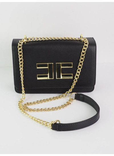 Сумка для дівчинки 3141 екошкіра чорний 15*23*9 Elisabetta Franchi ланцюжок