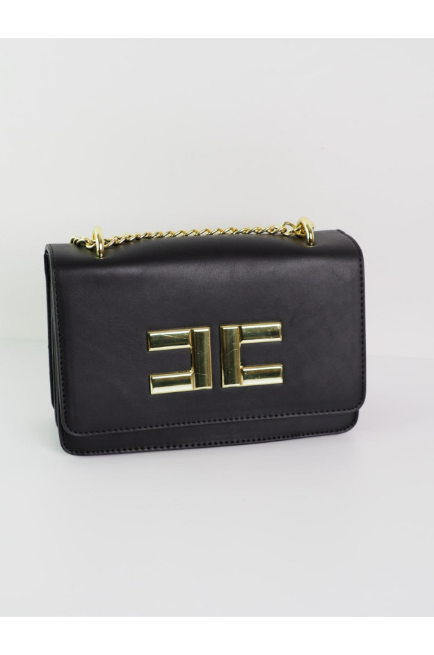 Сумка для дівчинки 3141 екошкіра чорний 15*23*9 Elisabetta Franchi ланцюжок