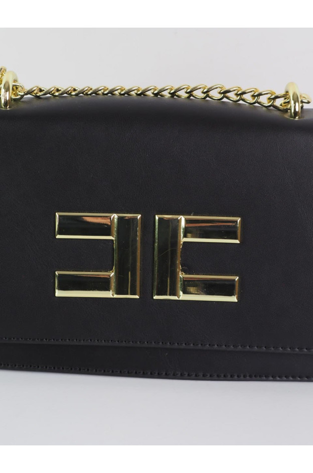Сумка для дівчинки 3141 екошкіра чорний 15*23*9 Elisabetta Franchi ланцюжок