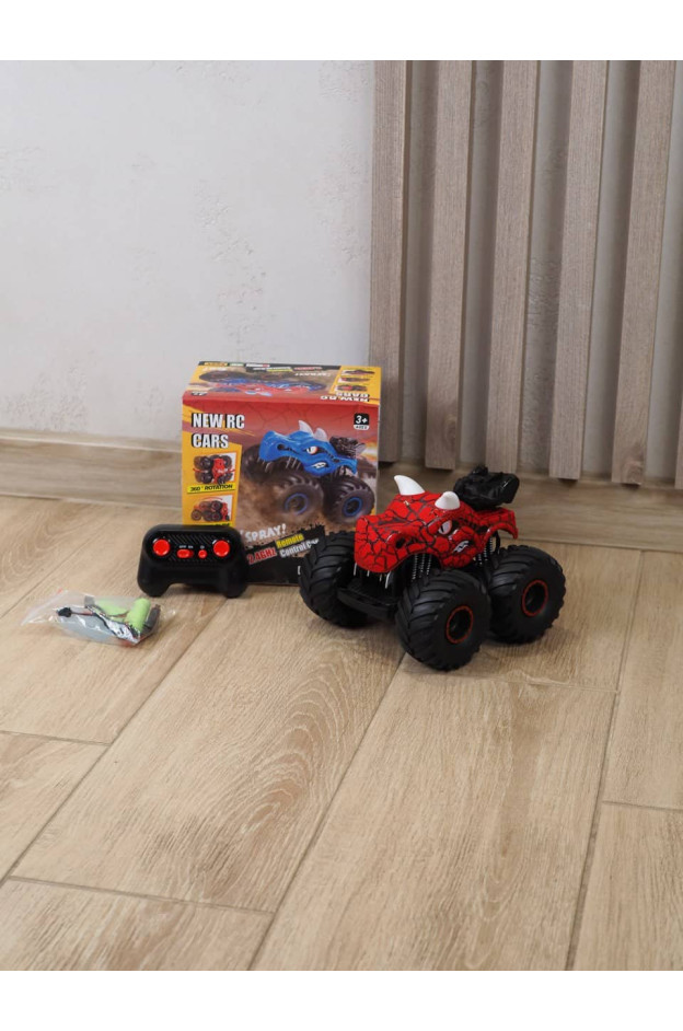 Машинка для хлопчика Monster Trucks ORIGINAL DRC030 Динозавр на радіокеруванні, світло, звук, пар