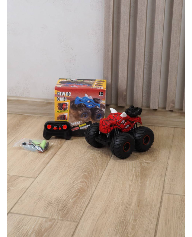 Машинка для хлопчика Monster Trucks ORIGINAL DRC030 Динозавр на радіокеруванні, світло, звук, пар