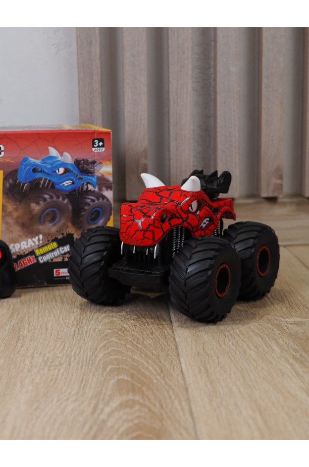 Машинка для хлопчика Monster Trucks ORIGINAL DRC030 Динозавр на радіокеруванні, світло, звук, пар