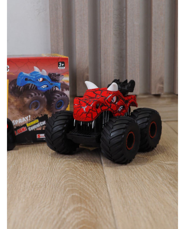 Машинка для хлопчика Monster Trucks ORIGINAL DRC030 Динозавр на радіокеруванні, світло, звук, пар