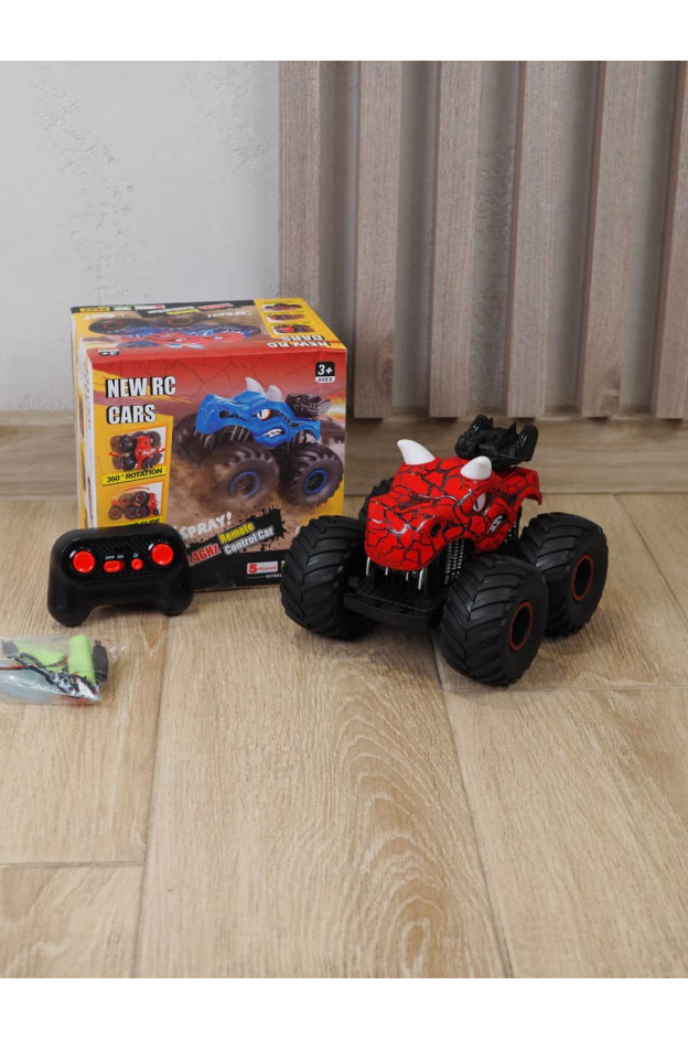 Машинка для хлопчика Monster Trucks ORIGINAL DRC030 Динозавр на радіокеруванні, світло, звук, пар
