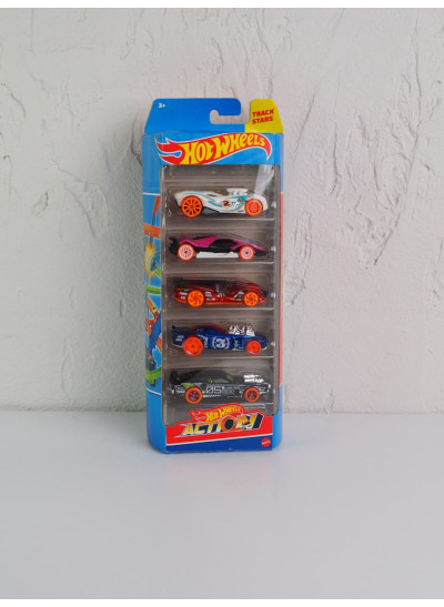 Машинка для хлопчика HOT WHEELS ORIGINAL HLY66 Набір із 5 шт