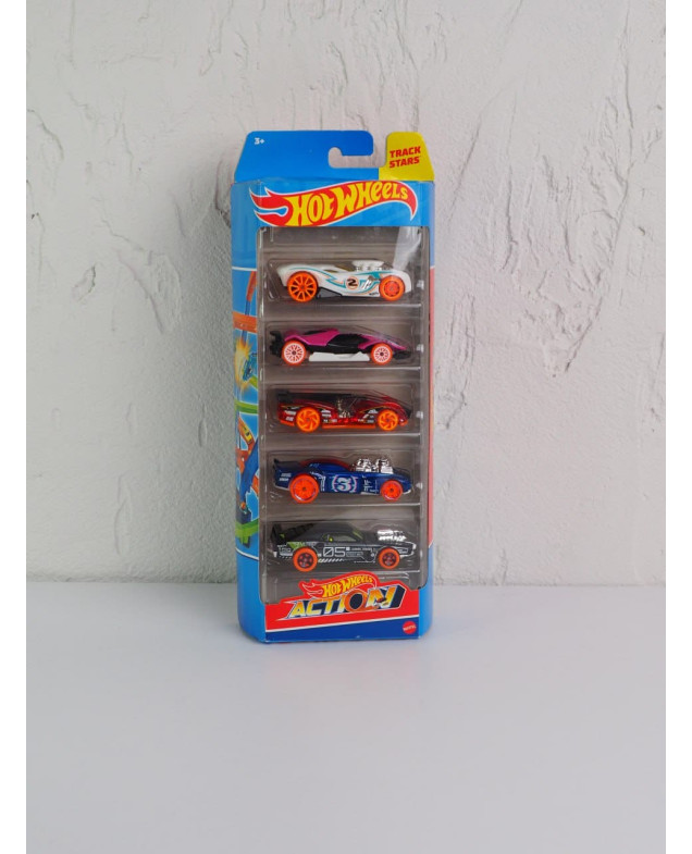 Машинка для хлопчика HOT WHEELS ORIGINAL HLY66 Набір із 5 шт