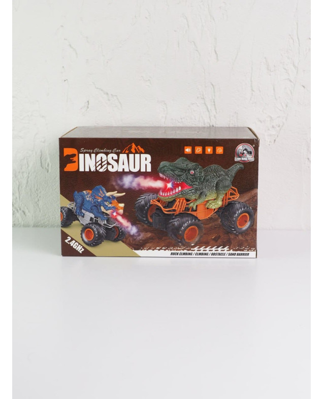 Машинка для хлопчика Monster Trucks ORIGINAL 3378 Динозавр на радіокеруванні, звук, світло, пар