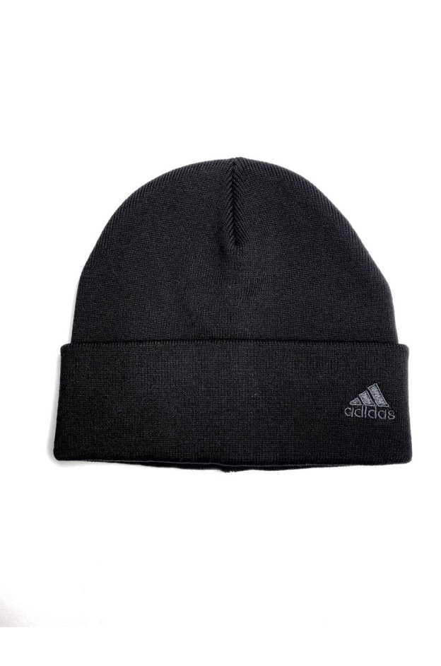 Шапка для хлопчика весна/осінь 997373 нейлон/акрил чорний подвійна Adidas 54-56(р)