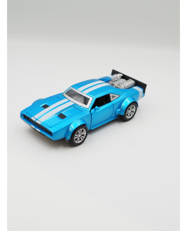 Машинка для хлопчика DL-70012 металопластик Dodge Charger блакитний