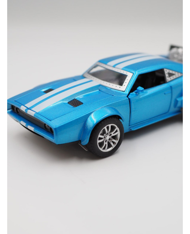 Машинка для хлопчика DL-70012 металопластик Dodge Charger блакитний