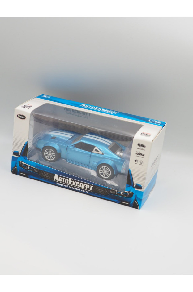 Машинка для хлопчика DL-70012 металопластик Dodge Charger блакитний