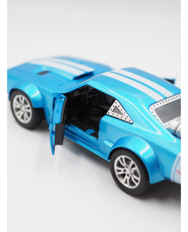 Машинка для хлопчика DL-70012 металопластик Dodge Charger блакитний
