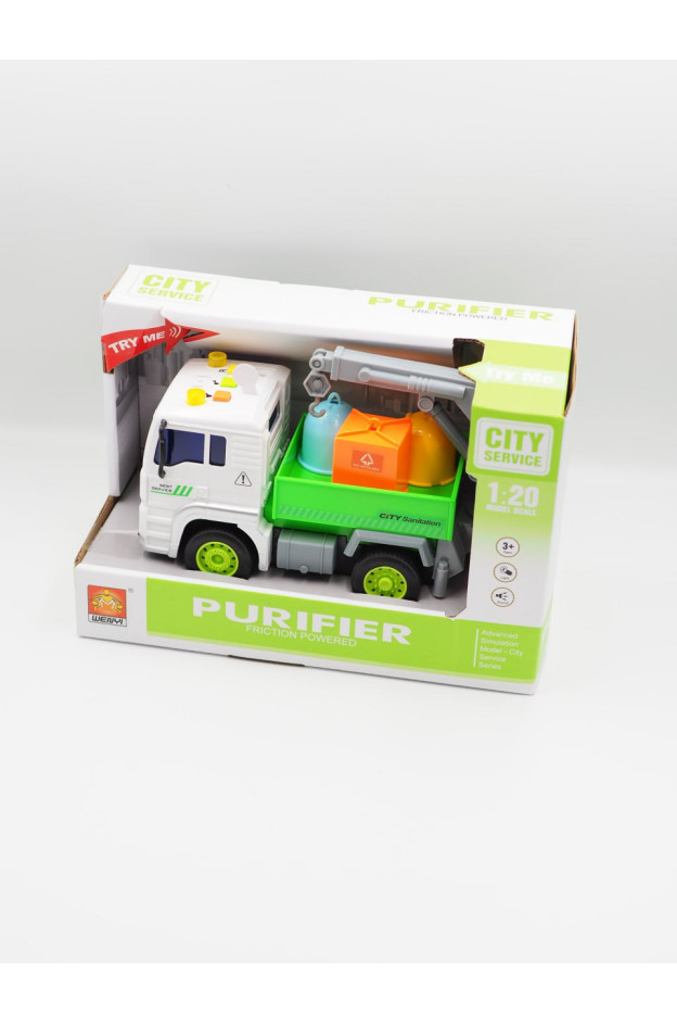 Машинка для хлопчика WY521C Сміттєвоз, світло/звук