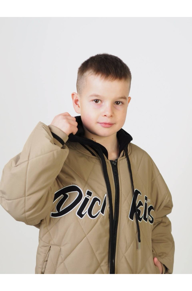 Куртка для хлопчика весна/осінь 24447 синтепон/котон бежевий Dickies 122(р)