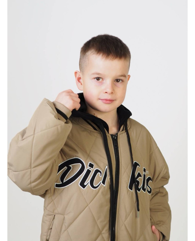 Куртка для хлопчика весна/осінь 24447 синтепон/котон бежевий Dickies 122(р)