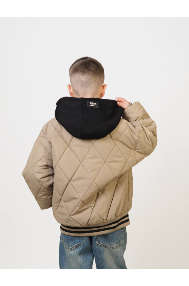 Куртка для хлопчика весна/осінь 24447 синтепон/котон бежевий Dickies 122(р)