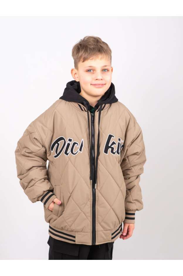 Куртка для хлопчика весна/осінь 24447 синтепон/котон бежевий Dickies 122(р)