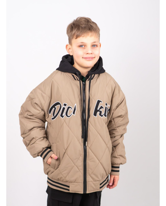 Куртка для хлопчика весна/осінь 24447 синтепон/котон бежевий Dickies 122(р)