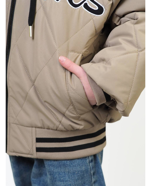 Куртка для хлопчика весна/осінь 24447 синтепон/котон бежевий Dickies 122(р)