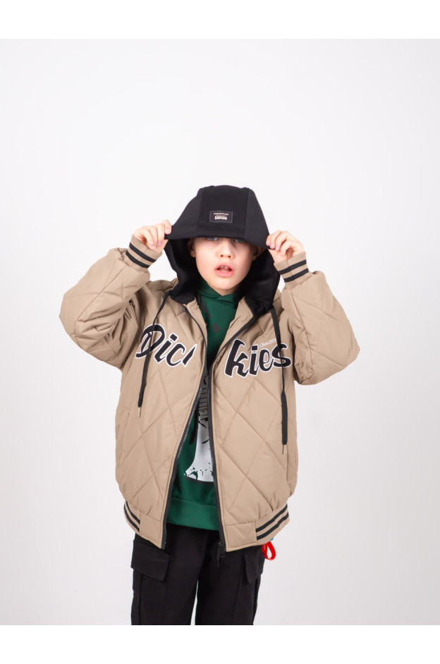 Куртка для хлопчика весна/осінь 24447 синтепон/котон бежевий Dickies 122(р)