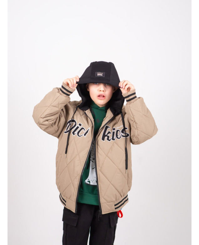 Куртка для хлопчика весна/осінь 24447 синтепон/котон бежевий Dickies 122(р)