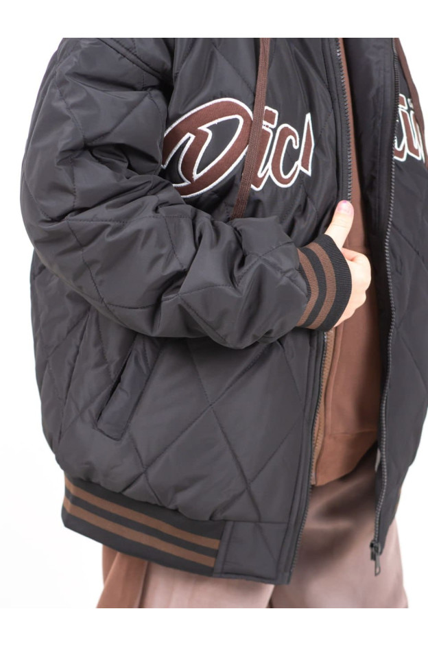 Куртка для хлопчика весна/осінь 24447 синтепон/котон чорний Dickies 122(р)