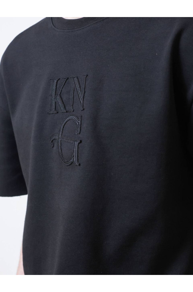 Костюм для хлопчика на літо 7702 котон чорний KNG 140(р)
