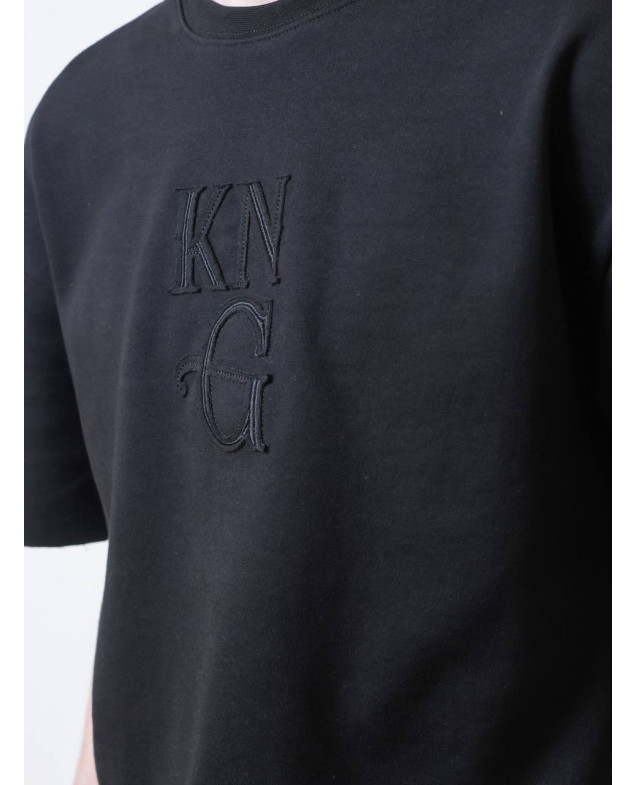 Костюм для хлопчика на літо 7702 котон чорний KNG 140(р)