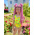 Купальник Look-Fashion літо для дівчаток N514 суцільний вишенька салатовий 98(28)(р)