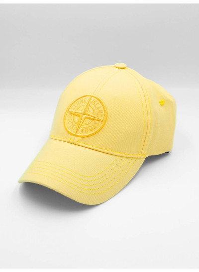 Бейсболка для дівчинки весна/осінь 997439 котон жовтий Stone Island 53-55(р)