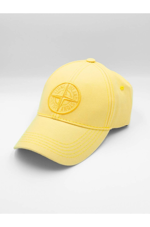 Бейсболка для дівчинки весна/осінь 997439 котон жовтий Stone Island 53-55(р)