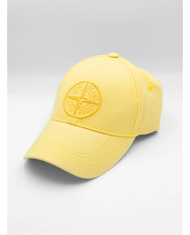 Бейсболка для дівчинки весна/осінь 997439 котон жовтий Stone Island 53-55(р)