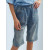 Шорти для дівчинки на літо XZ883 котон блакитний Нашивка D 140(р) 