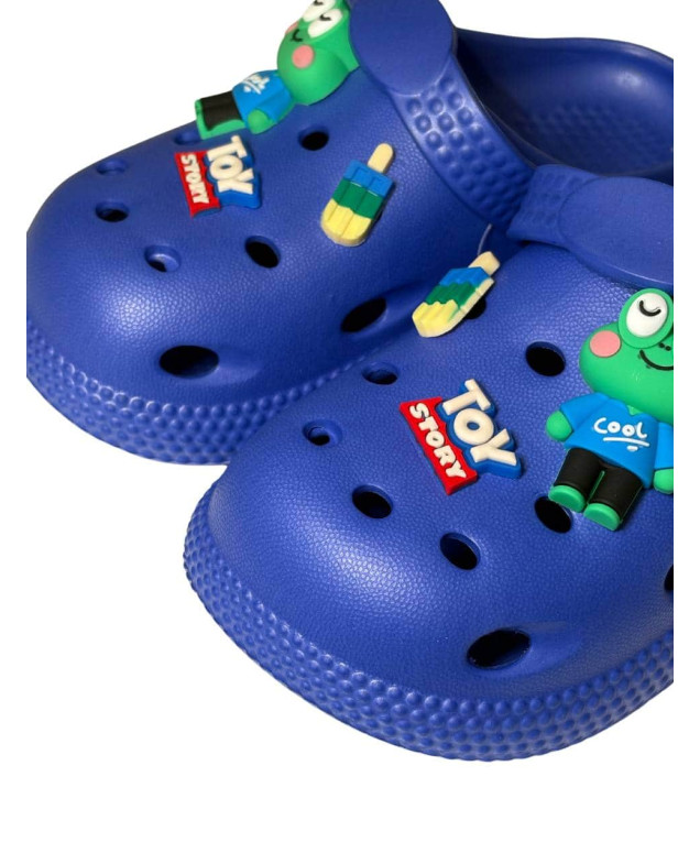 Крокси для хлопчика на літо 997487 EVA синій Toy story 32(р)