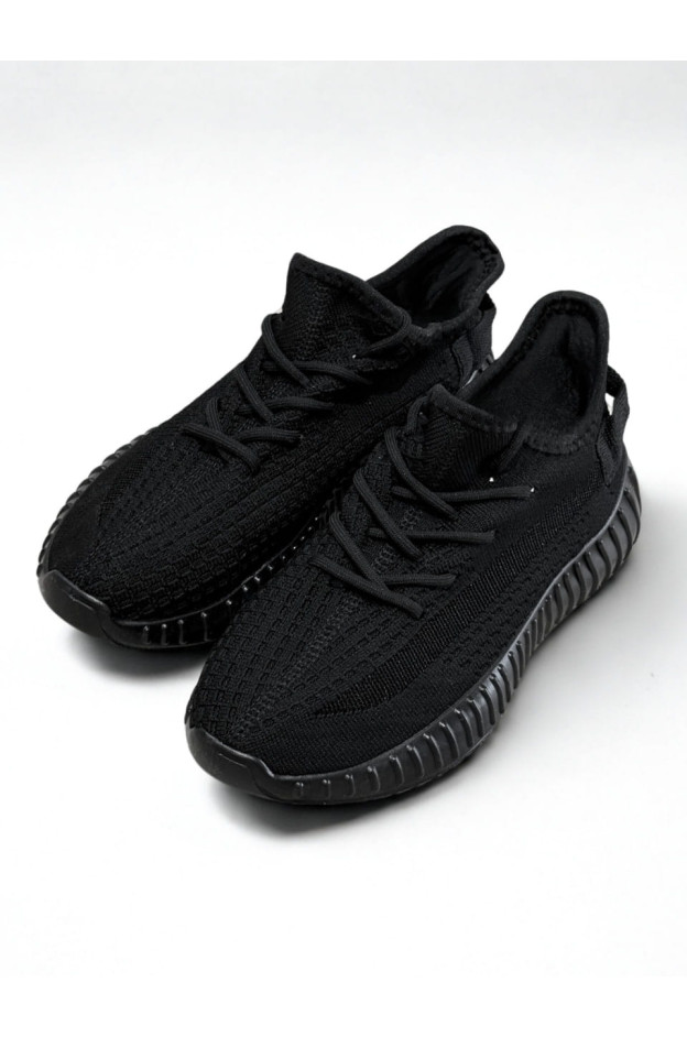Кросівки для дівчинки або для хлопчика на літо A78-1 сітка чорний Yeezy 37(р) 