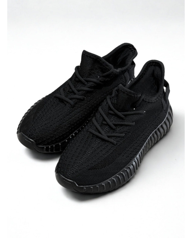 Кросівки для дівчинки або для хлопчика на літо A78-1 сітка чорний Yeezy 37(р) 