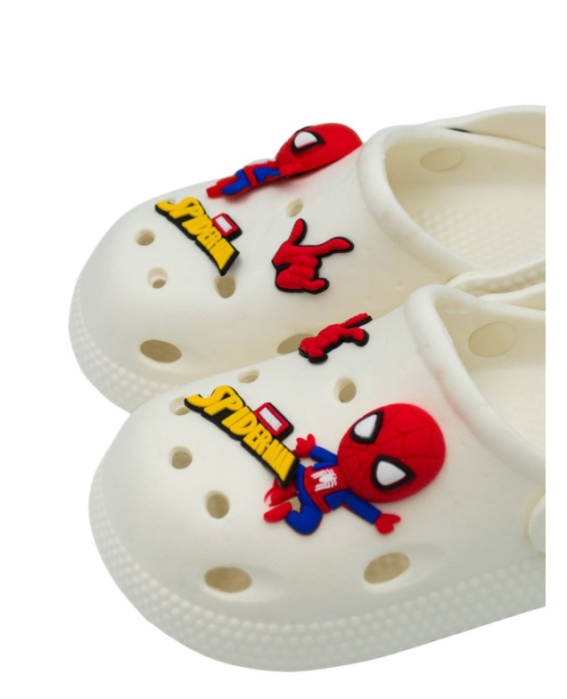 Крокси для хлопчика на літо 997500 EVA молочний Spider-man 32(р)