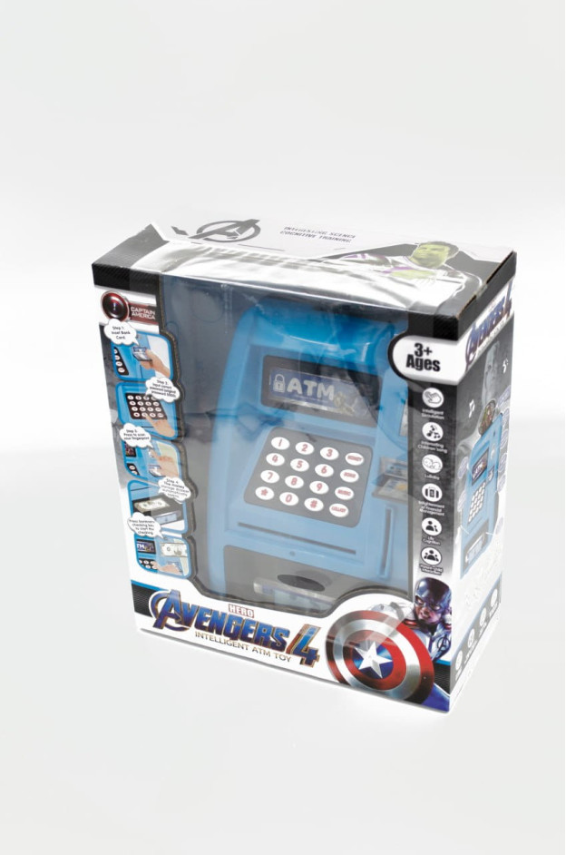 Сейф для дітей WF3005AG банкомат,Avengers 4,звук/підсвічування