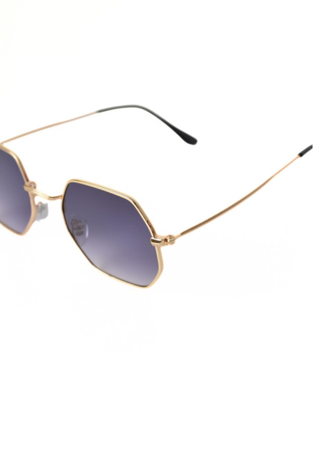 Окуляри сонцезахисні для дівчинки на літо 997560 сірий Ray Ban восьмикутні,градієнт