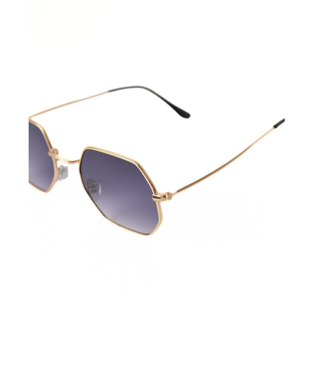 Окуляри сонцезахисні для дівчинки на літо 997560 сірий Ray Ban восьмикутні,градієнт