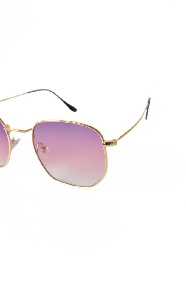 Окуляри сонцезахисні для дівчинки на літо 997561 ліловий Ray Ban Aviatorі,градієнт
