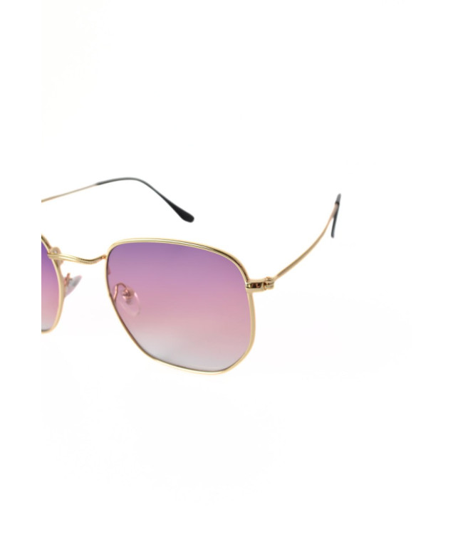 Окуляри сонцезахисні для дівчинки на літо 997561 ліловий Ray Ban Aviatorі,градієнт