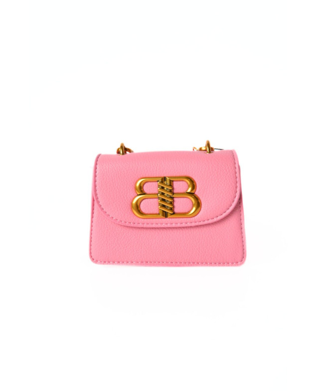 Сумка для дівчинки 5725# екошкіра рожевий 12*9*5 Mini Balenciaga