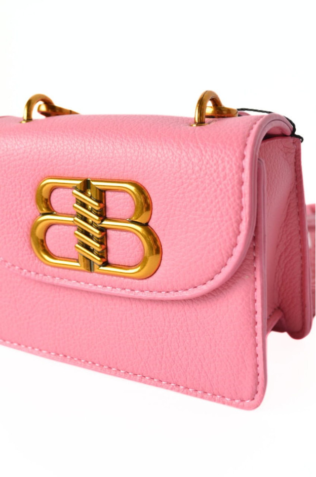Сумка для дівчинки 5725# екошкіра рожевий 12*9*5 Mini Balenciaga